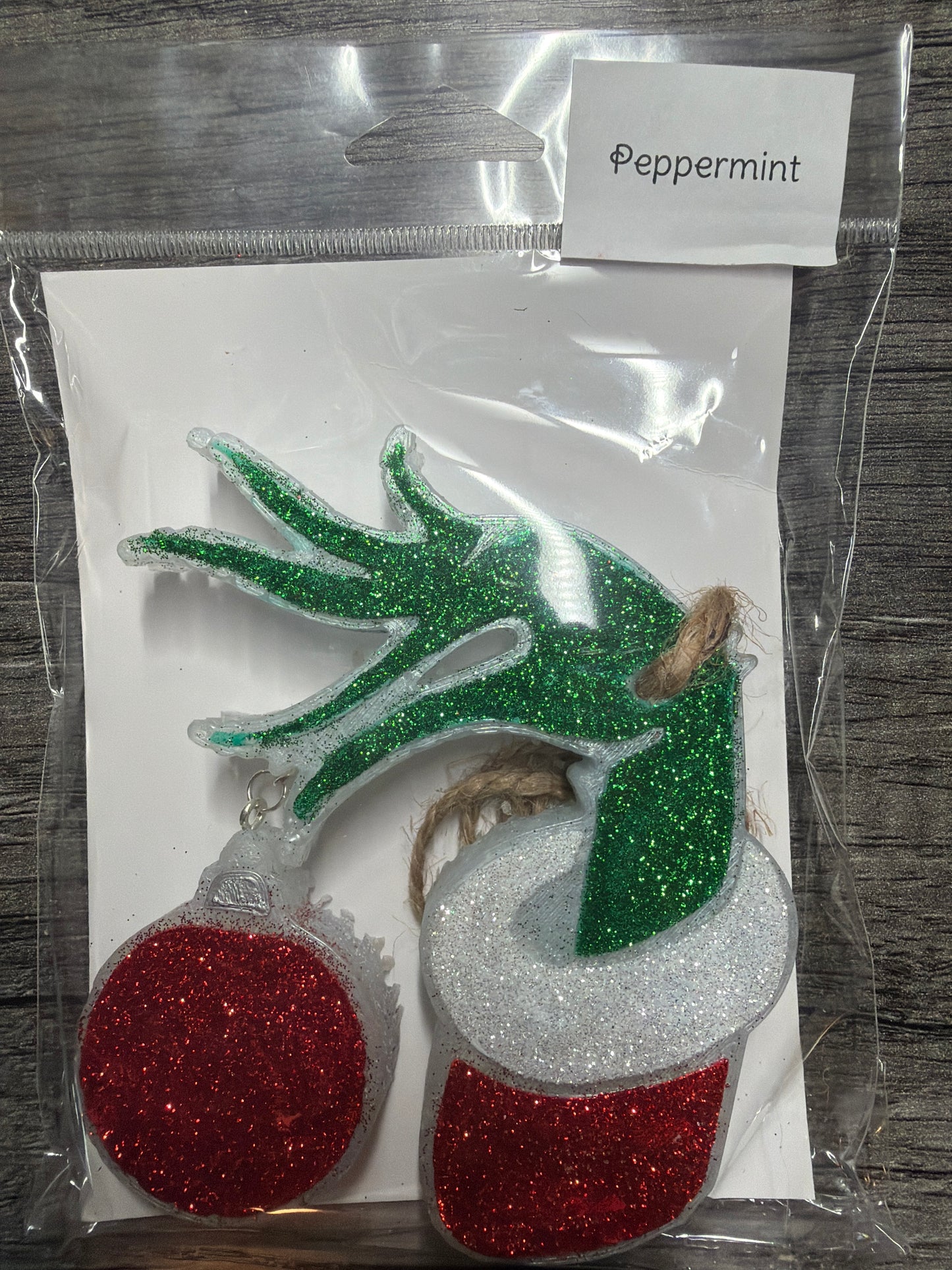 Grinch Hand Freshie