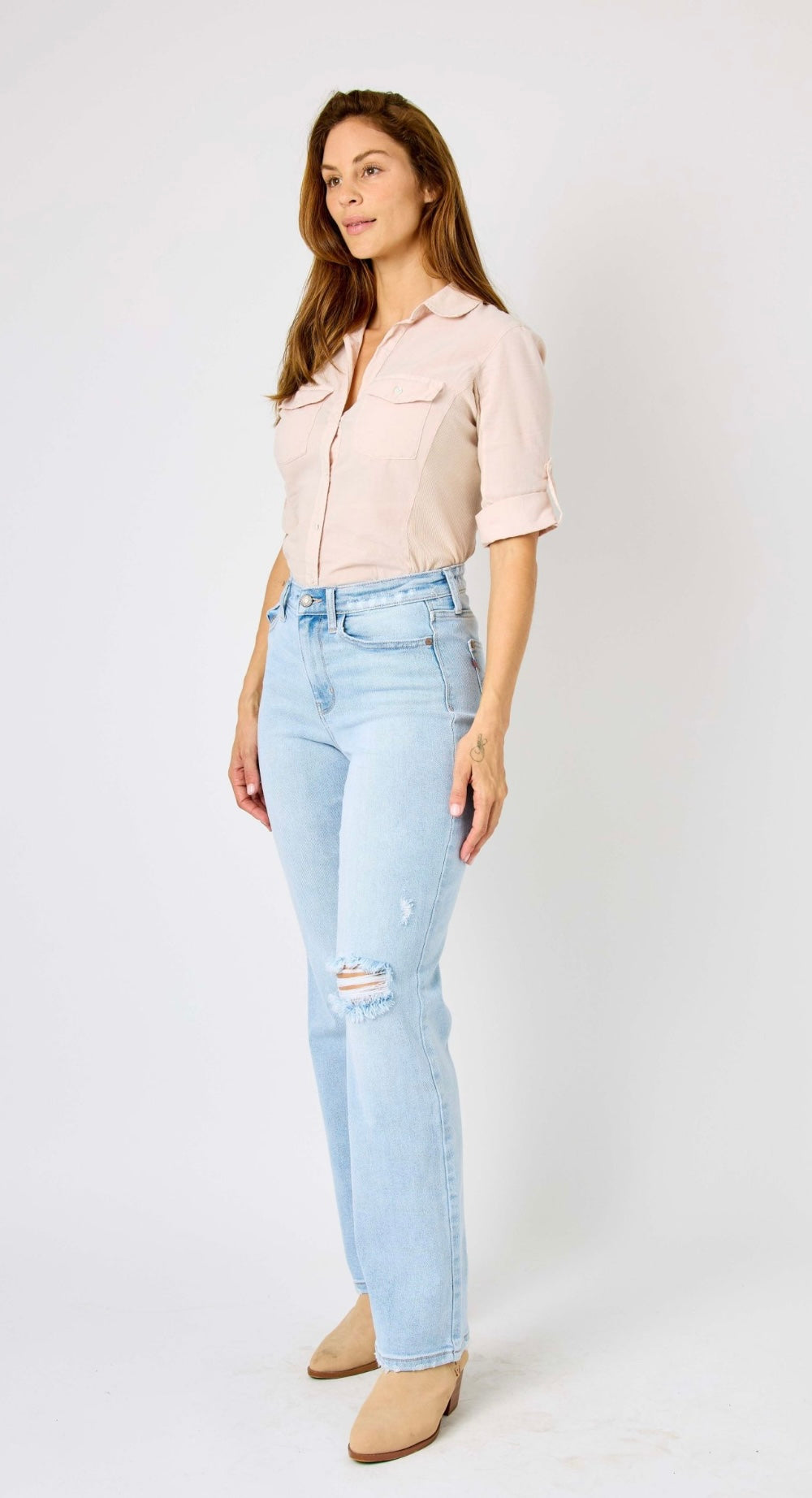 Judy Blue High Waist 90s Straight Fit