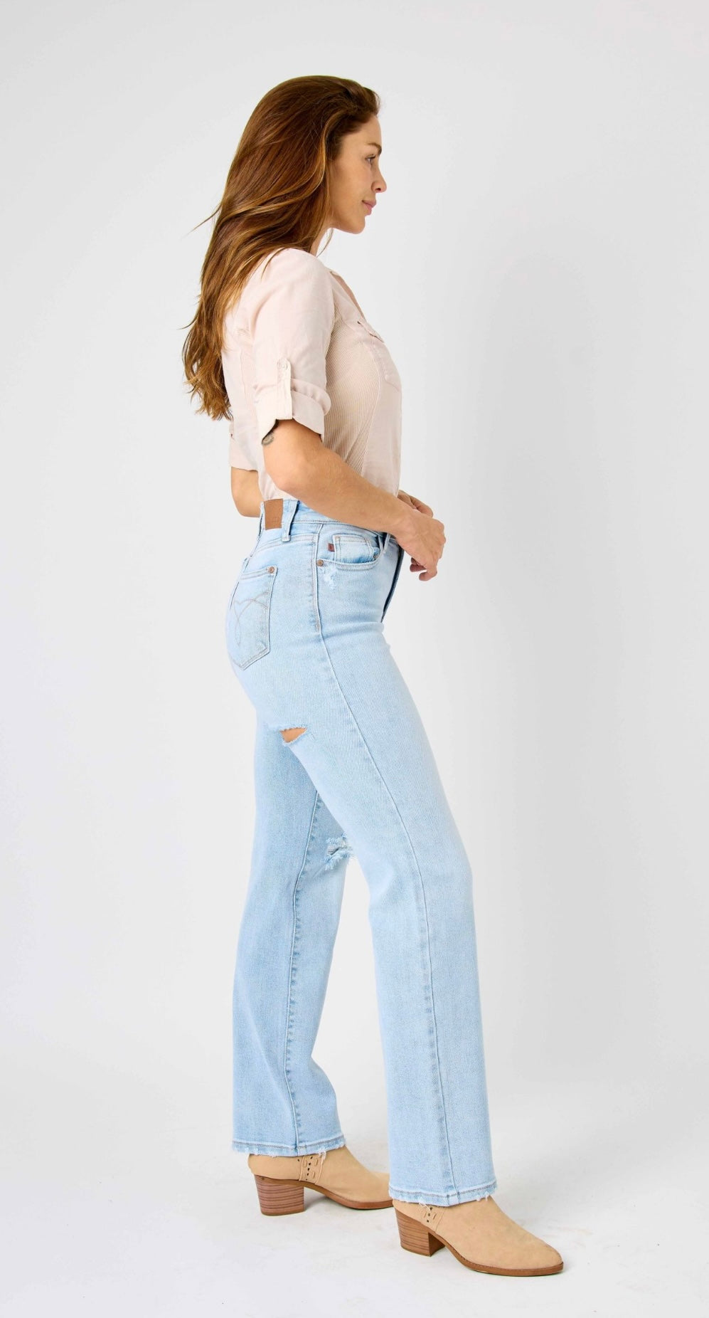 Judy Blue High Waist 90s Straight Fit