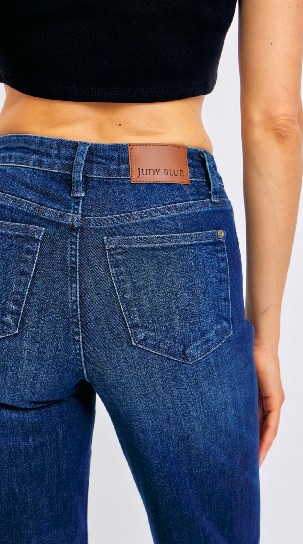 Judy Blue Tummy Control Mid Rise Classic Straight