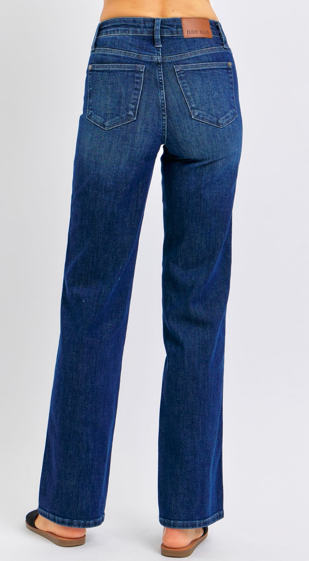 Judy Blue Tummy Control Mid Rise Classic Straight