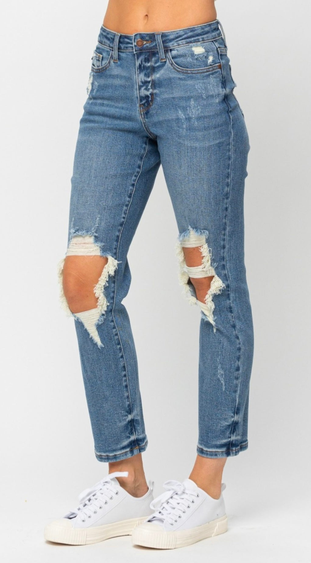 Judy Blue High Waist Boyfriend Jeans