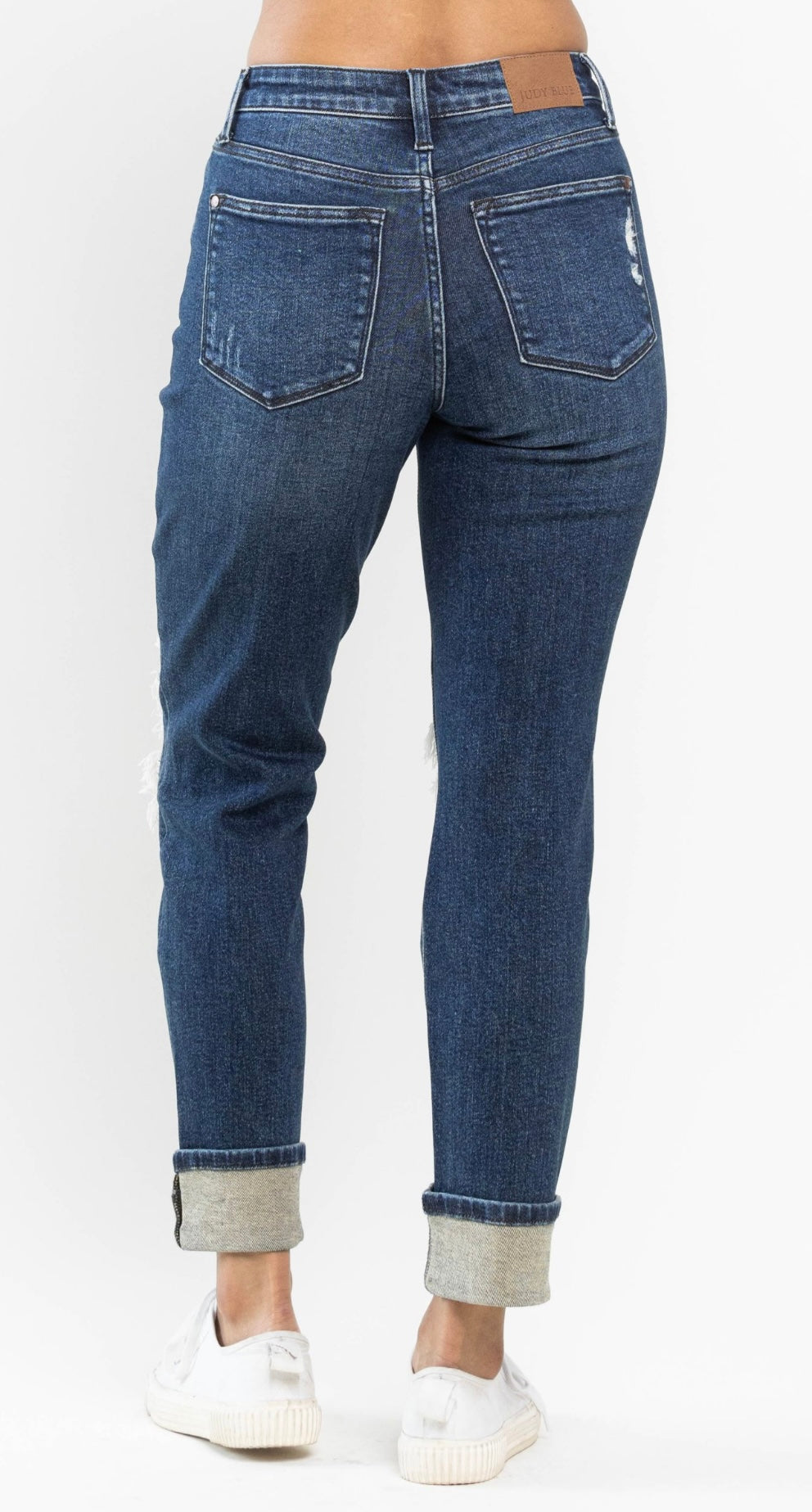 Judy Blue Mid Rise Buffalo Plaid
