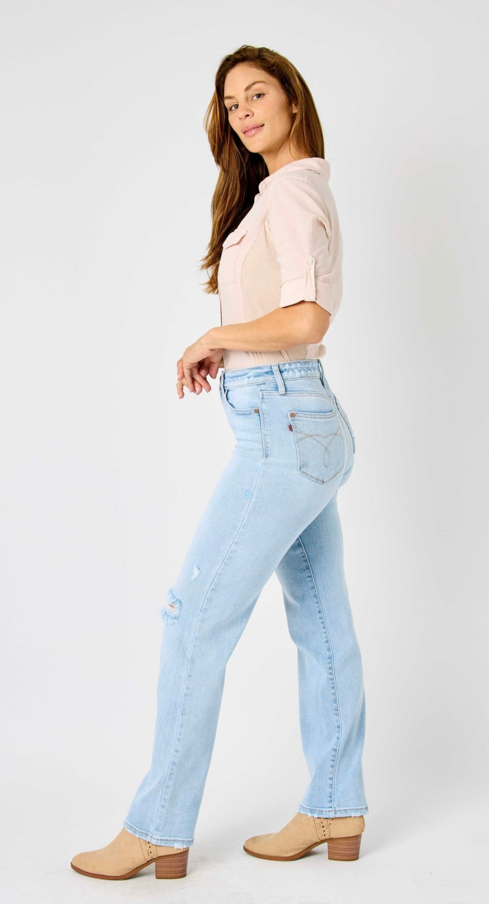 Judy Blue High Waist 90s Straight Fit