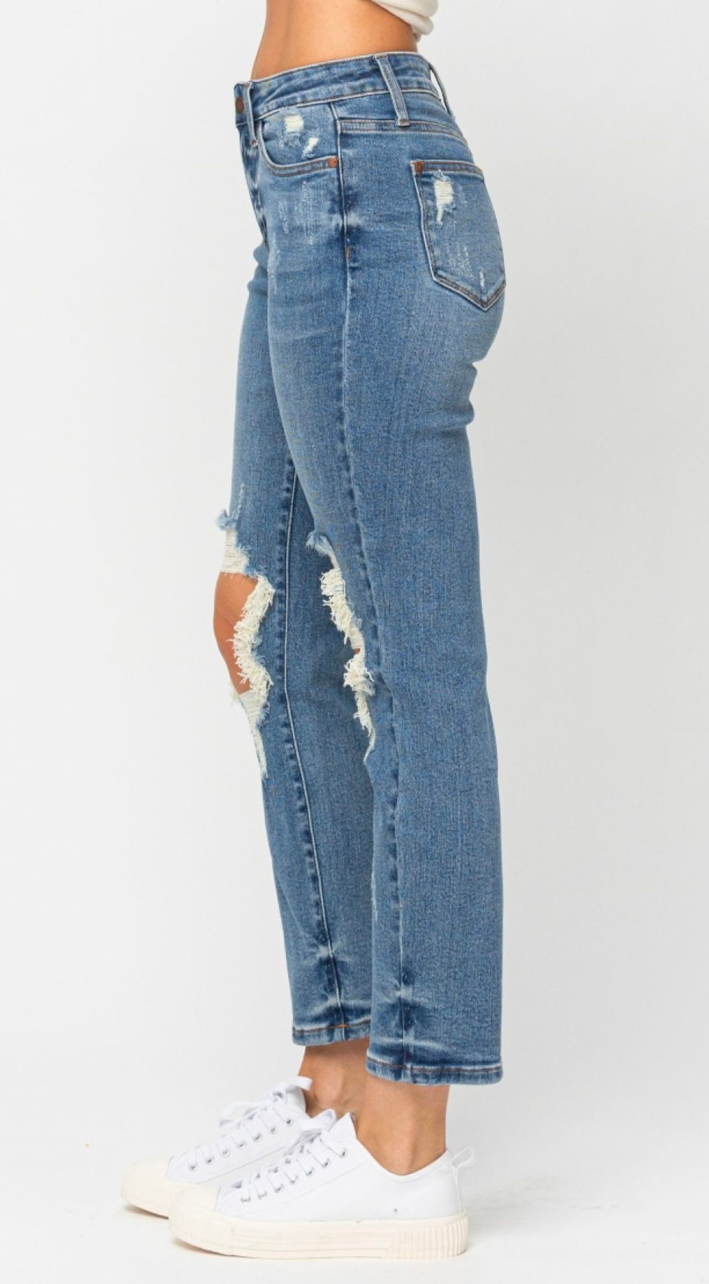 Judy Blue High Waist Boyfriend Jeans