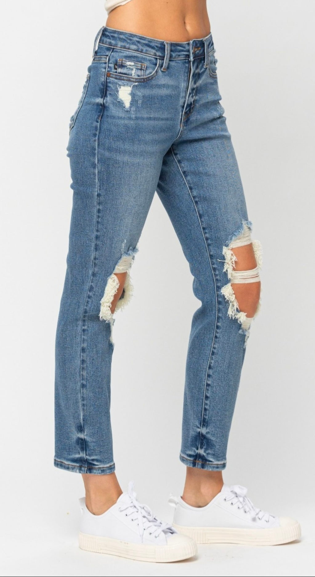Judy Blue High Waist Boyfriend Jeans