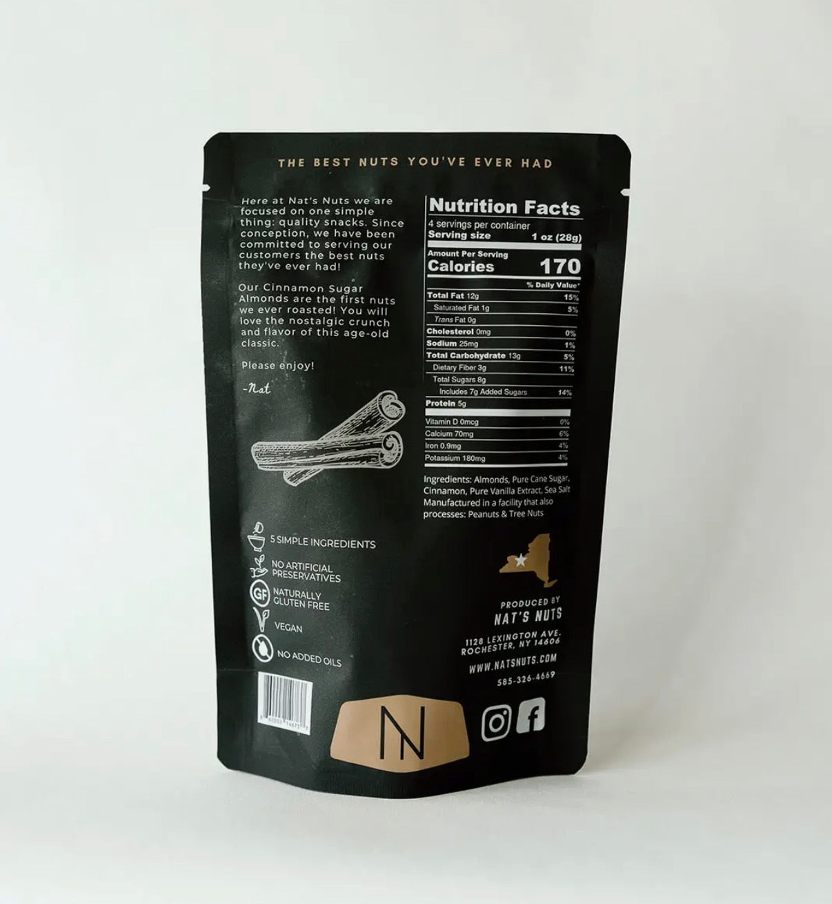 Cinnamon Sugar Almonds