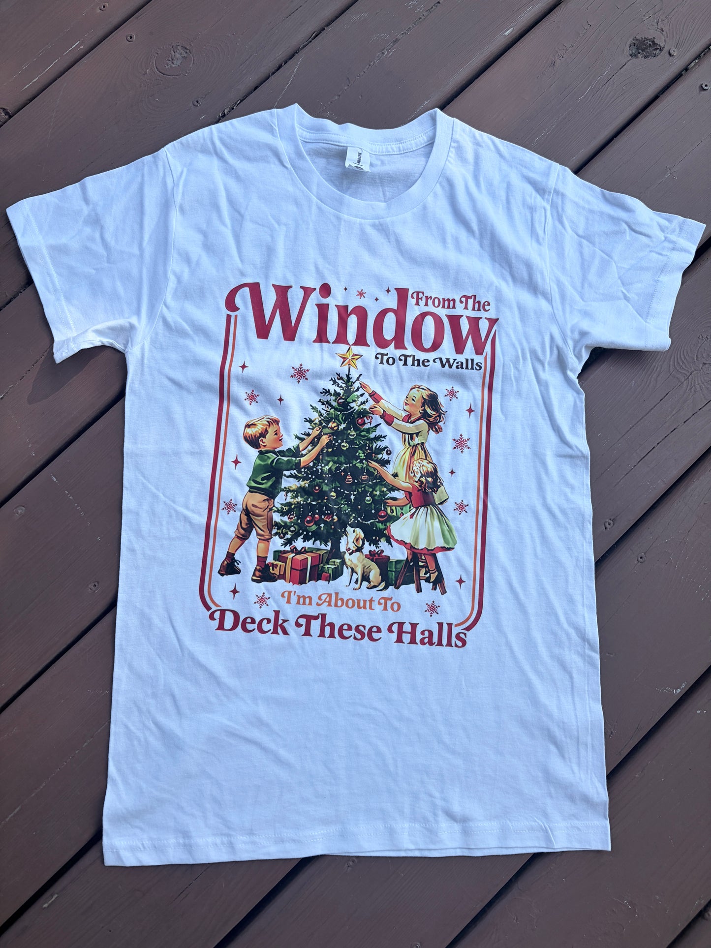 Window to the Walls Christmas Graphic Tee