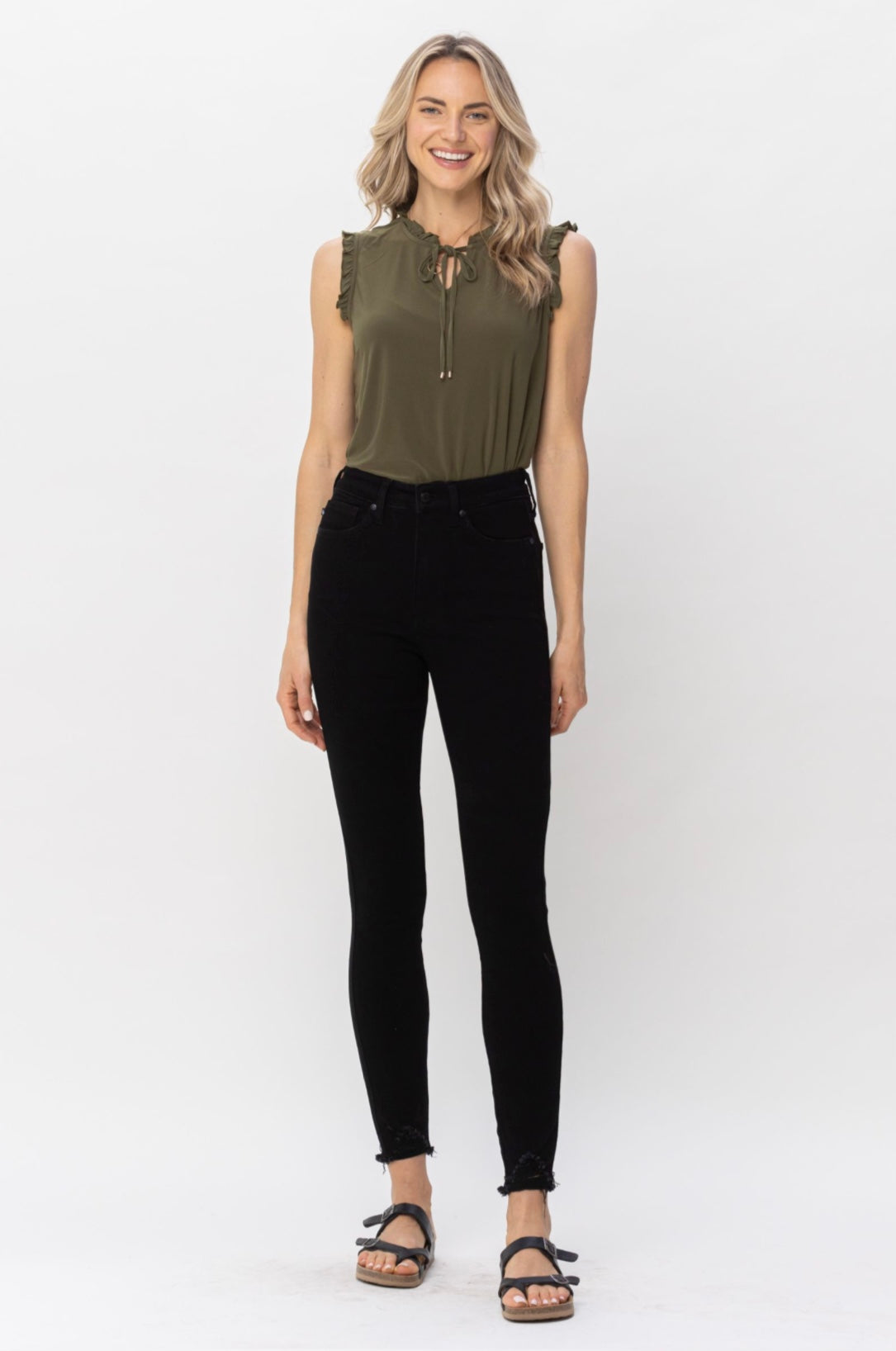 Judy Blue Tummy Control High Waist Black Jeans