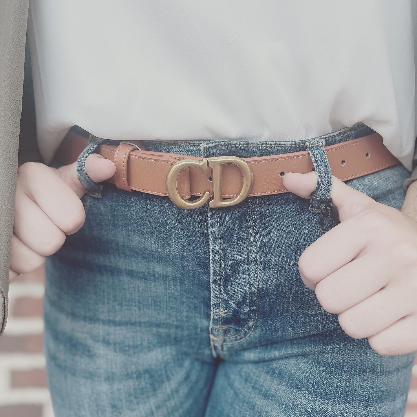 Christian Dior Saddle Belt