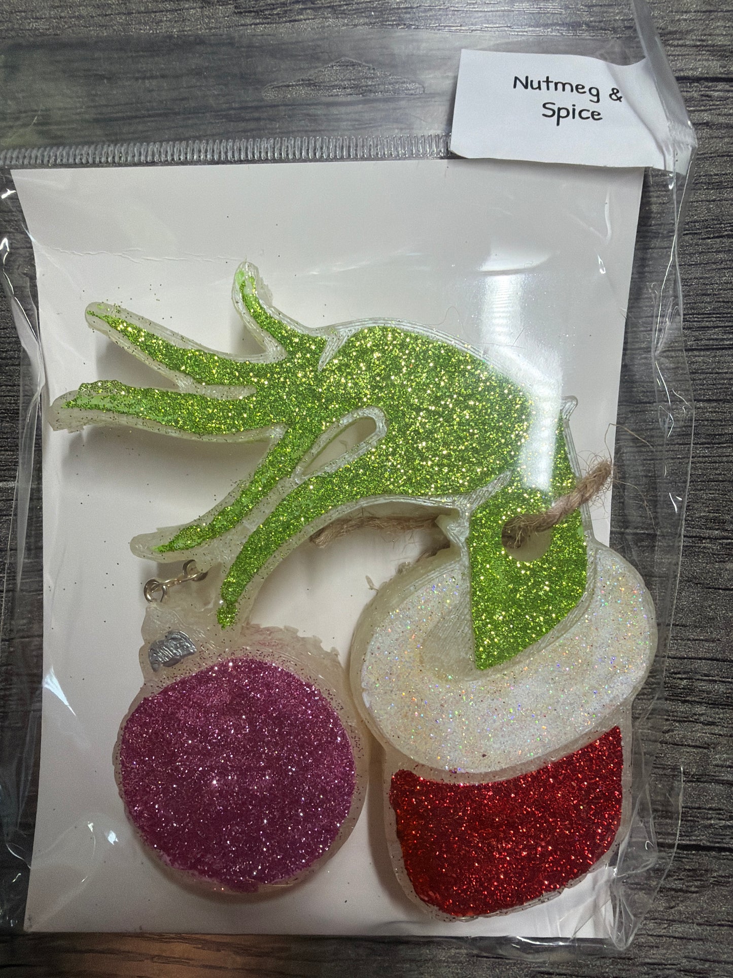 Grinch Hand Freshie
