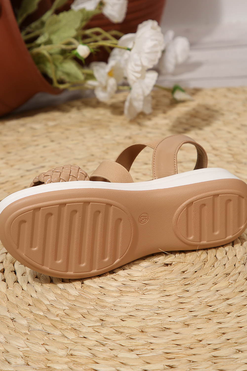 Coastal Weave Wedge Slides