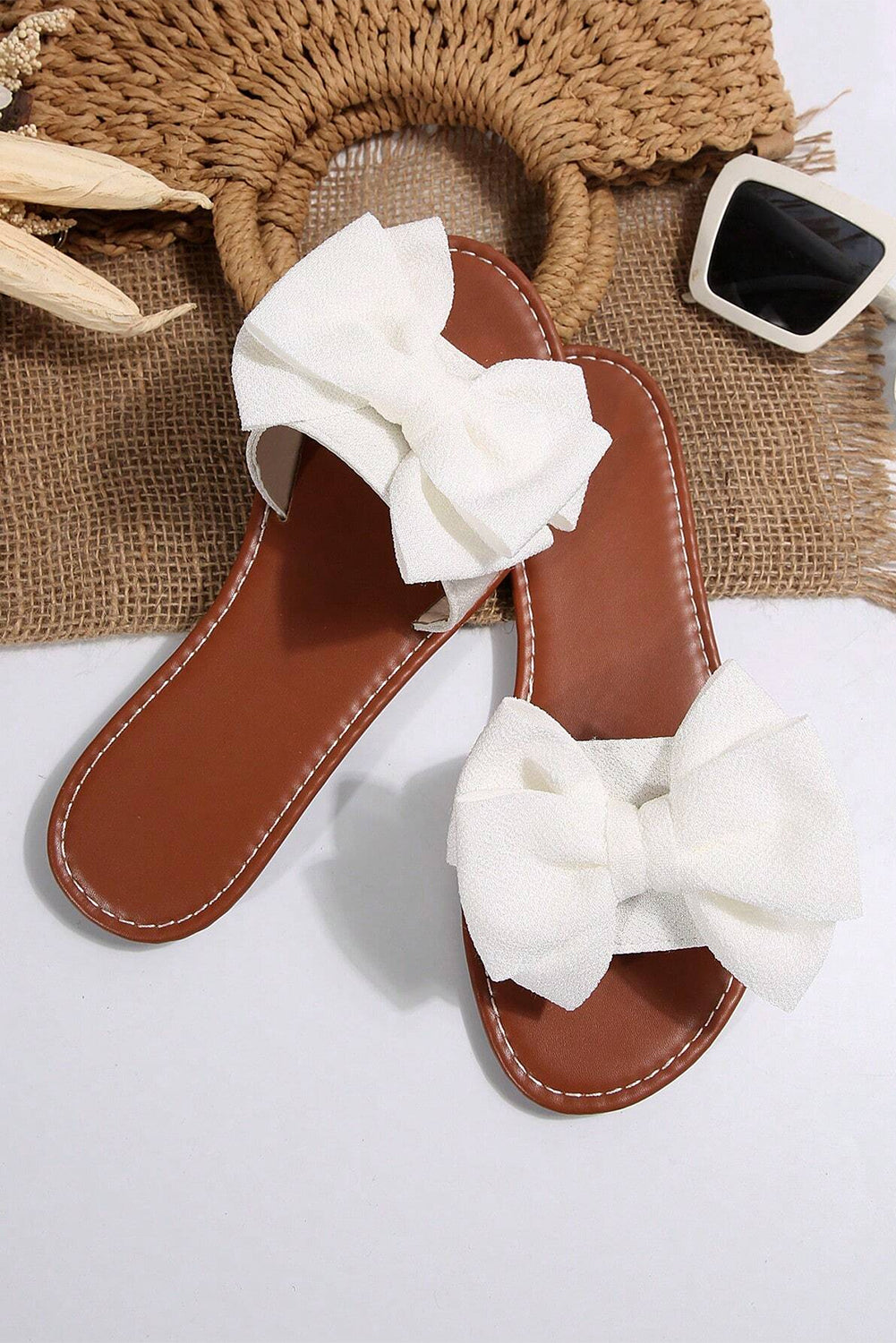 Ivory Grace Knot Flats