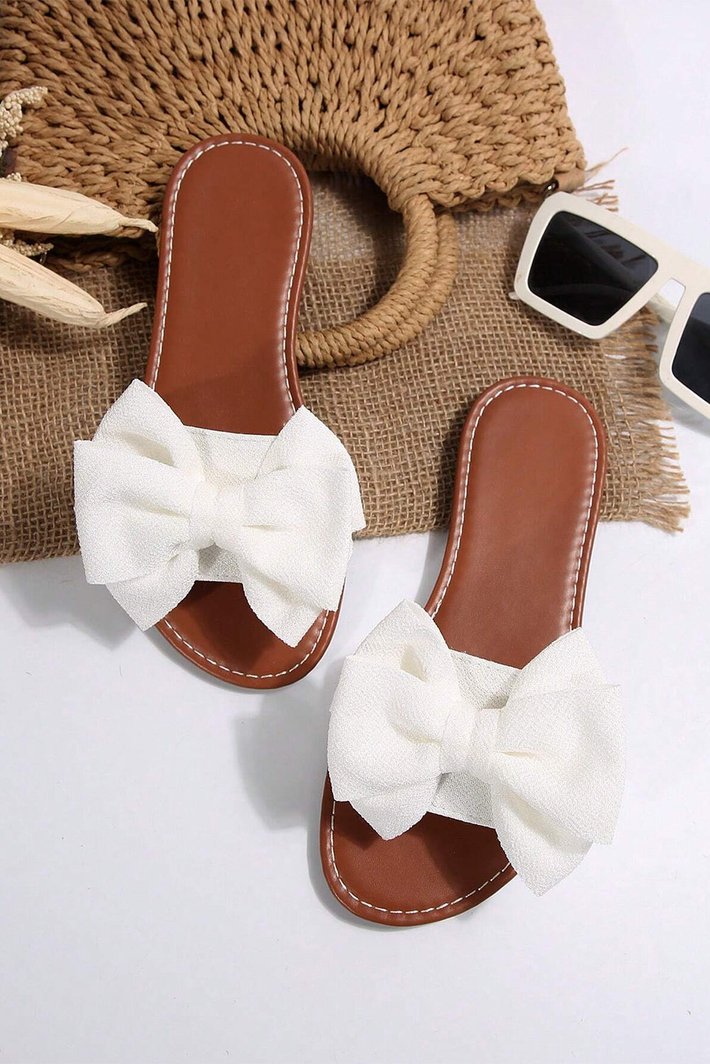 Ivory Grace Knot Flats