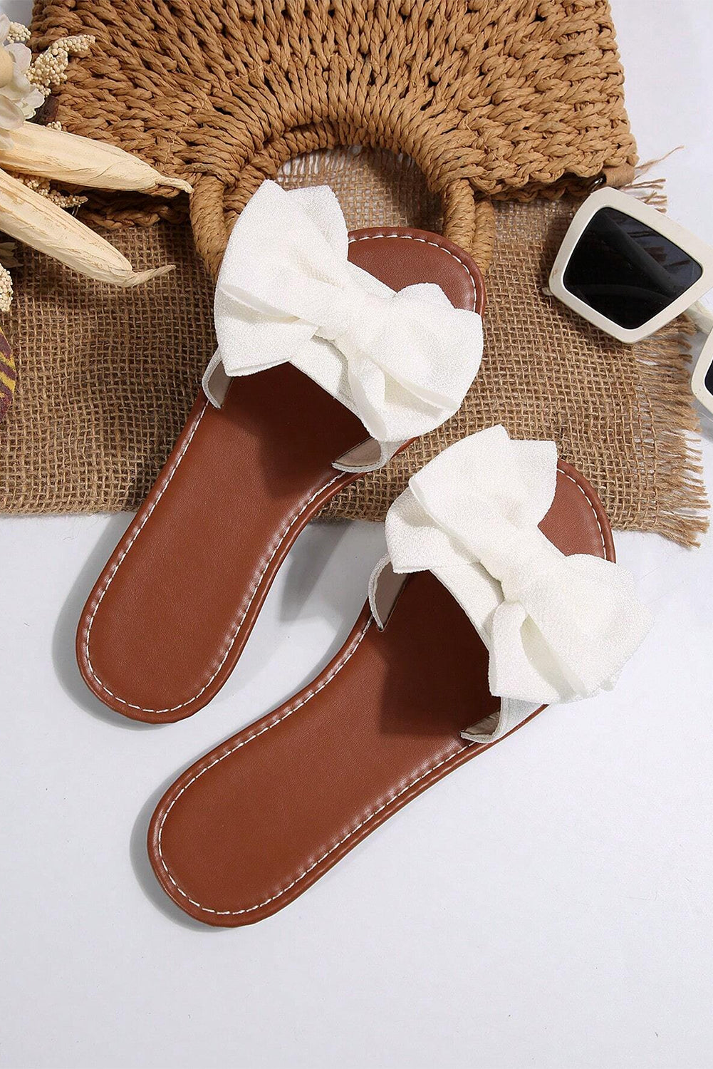 Ivory Grace Knot Flats