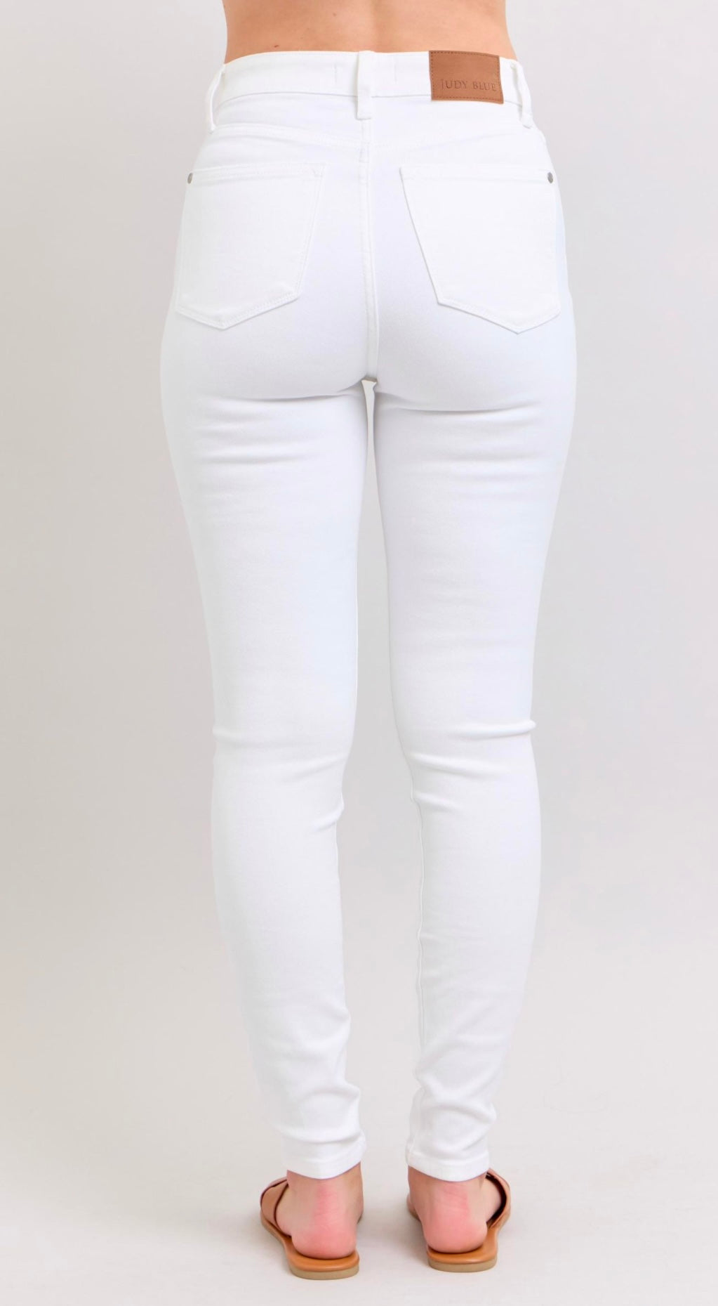 Judy Blue High Waist Skinny White Jeans