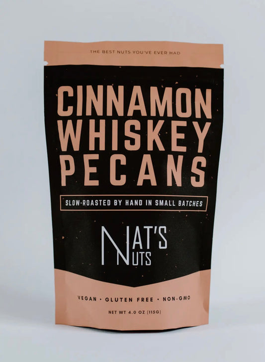 Cinnamon Whiskey Pecans