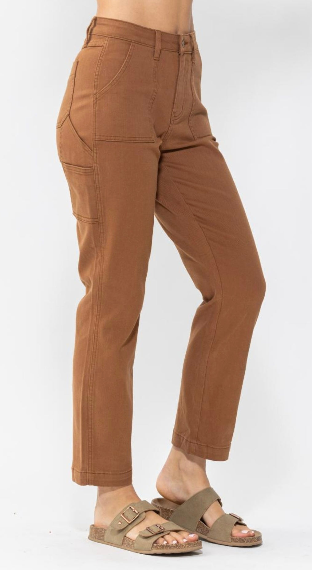 Judy Blue High Waist Slim Fit in Brown