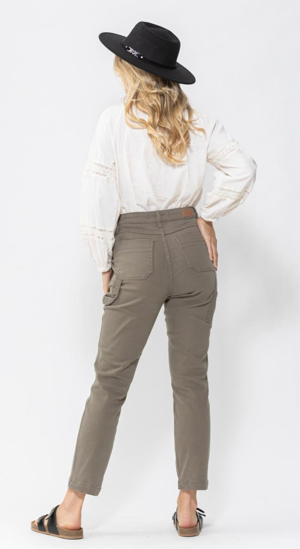 Judy Blue High Waist Slim Fit in Olive Green