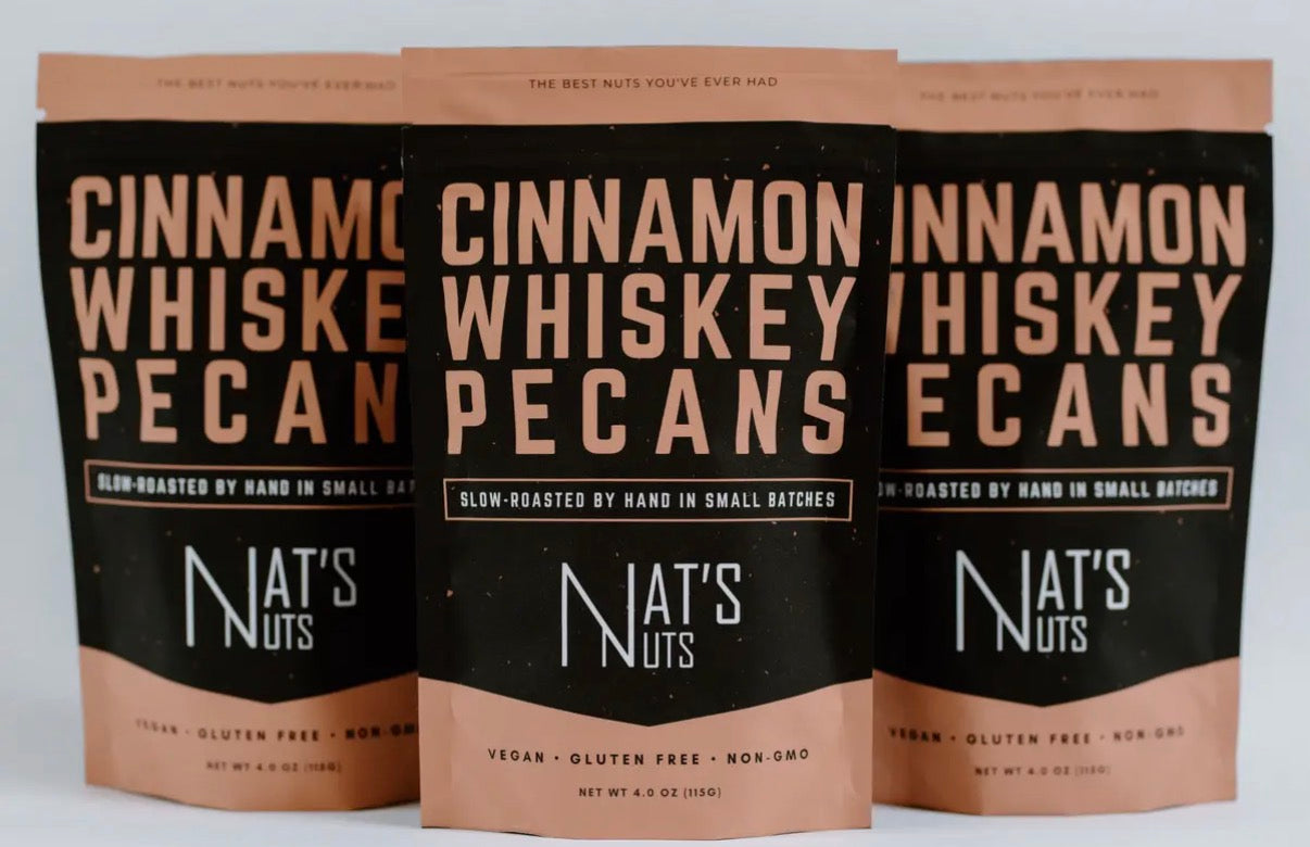 Cinnamon Whiskey Pecans