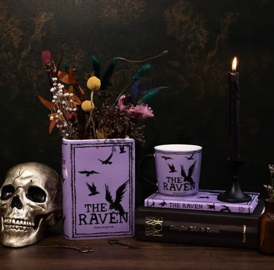 The Raven Large Book Vase