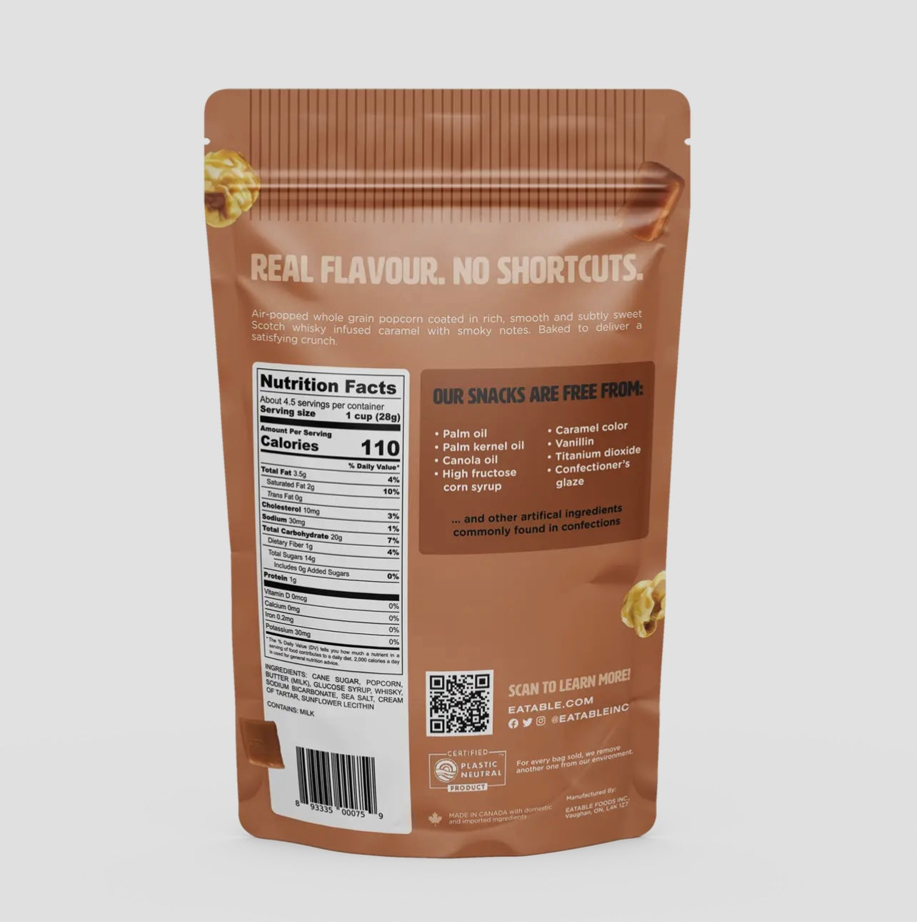 Whisky On the Pops Caramel Popcorn