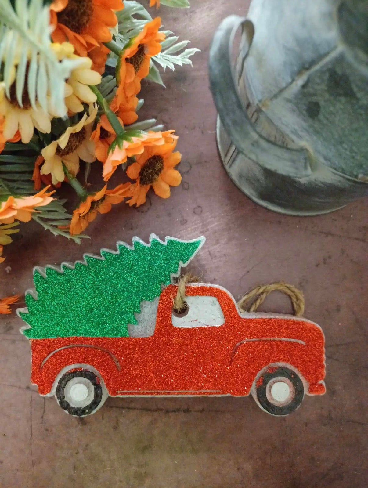 Truck With Tree Freshie