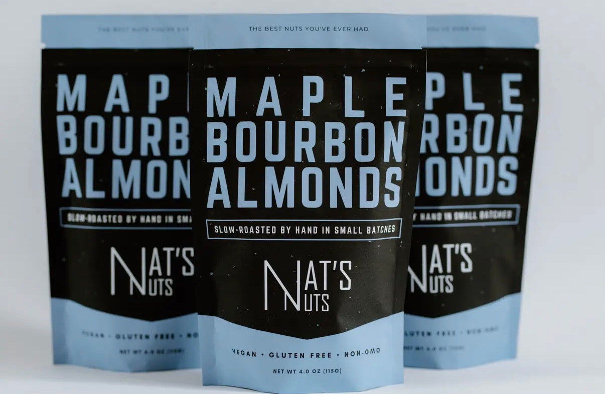 Maple Bourbon Almonds