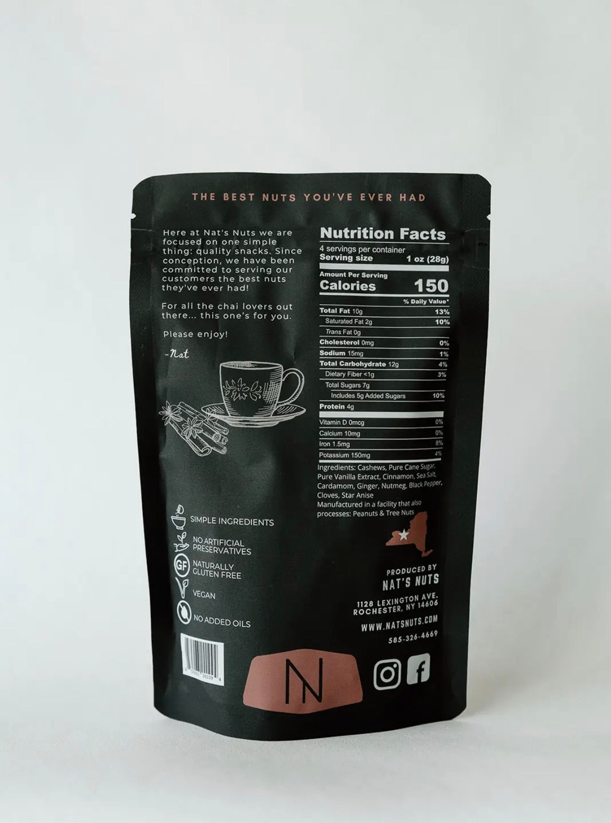 Vanilla Chai Cashews