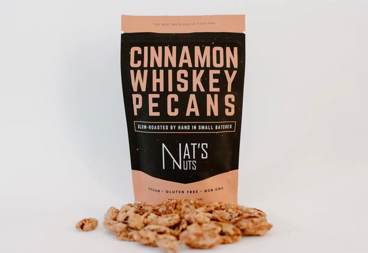 Cinnamon Whiskey Pecans