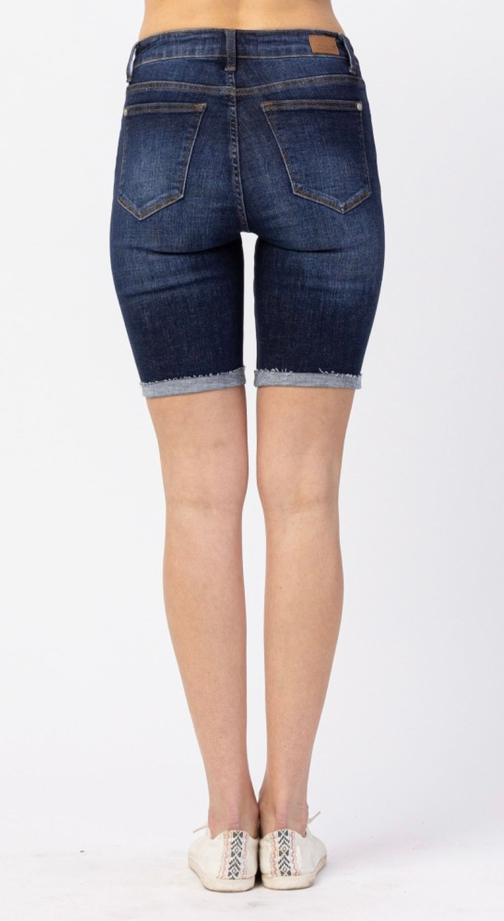 Judy Blue High Rise Destroyed Bermuda Shorts