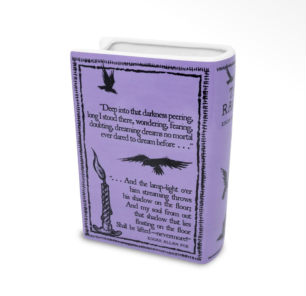The Raven Large Book Vase