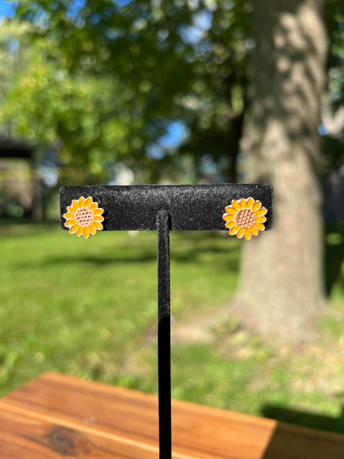 Sunflower Stud Earrings