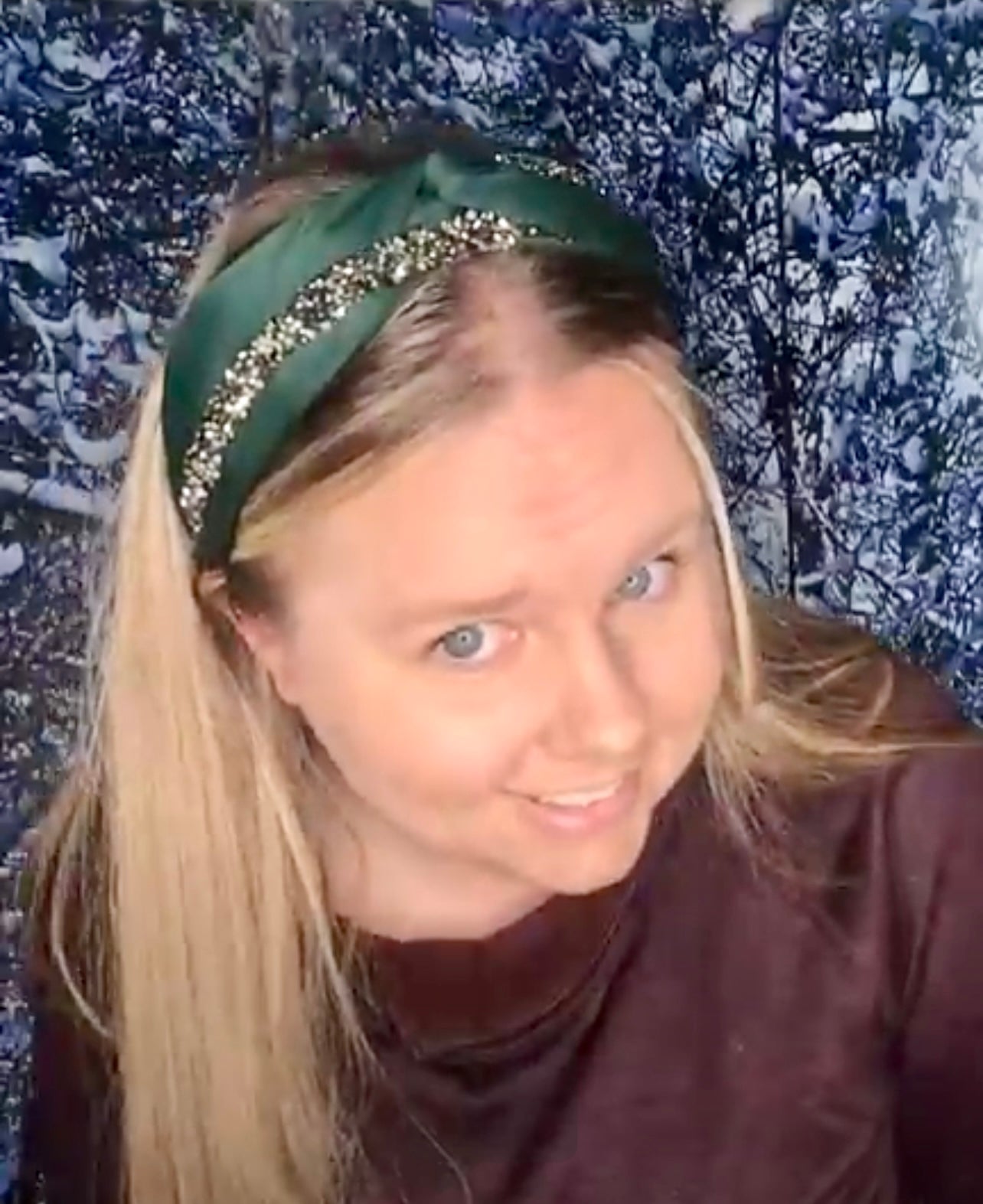 Dark Green Sparkle headband