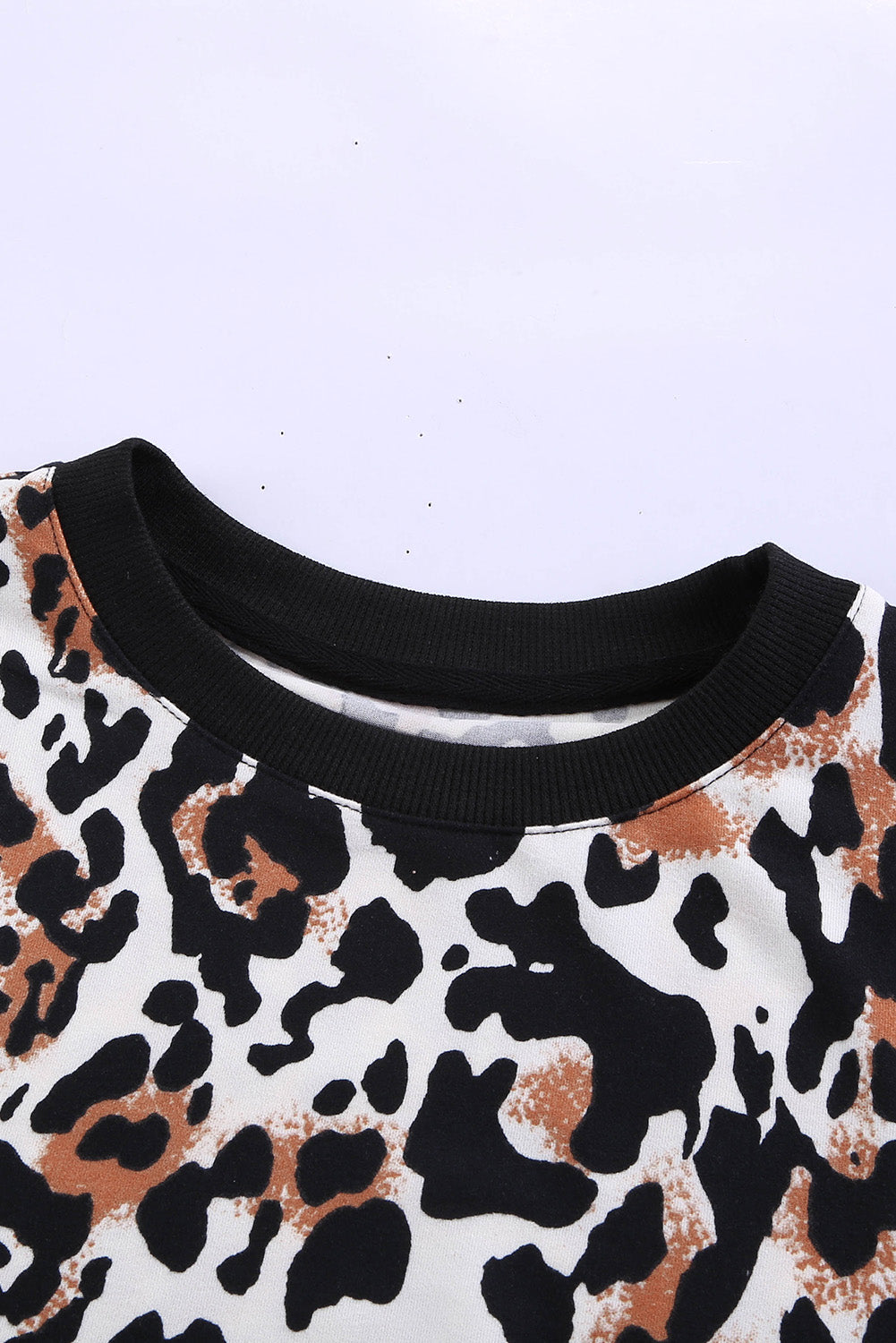 Short Sleeve Leopard Print Shirt