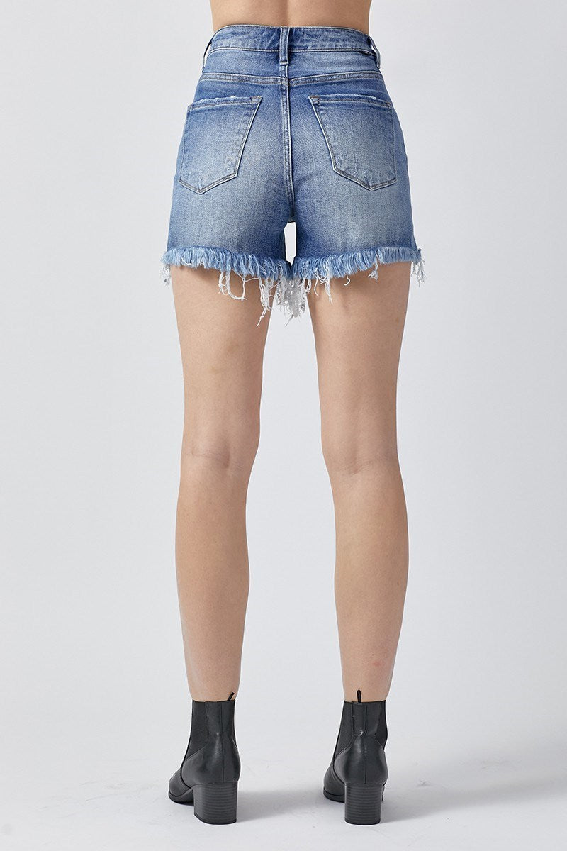 Risen High Rise Cross Over Shorts