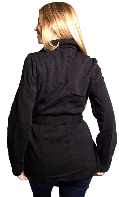 Women's Double Breasted Pea Coat Jacket